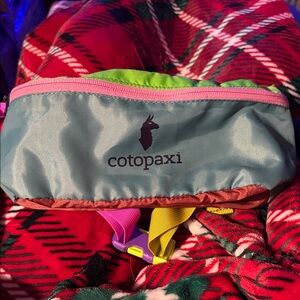 Cotopaxi Colorful Hip Pack with Green and Blue